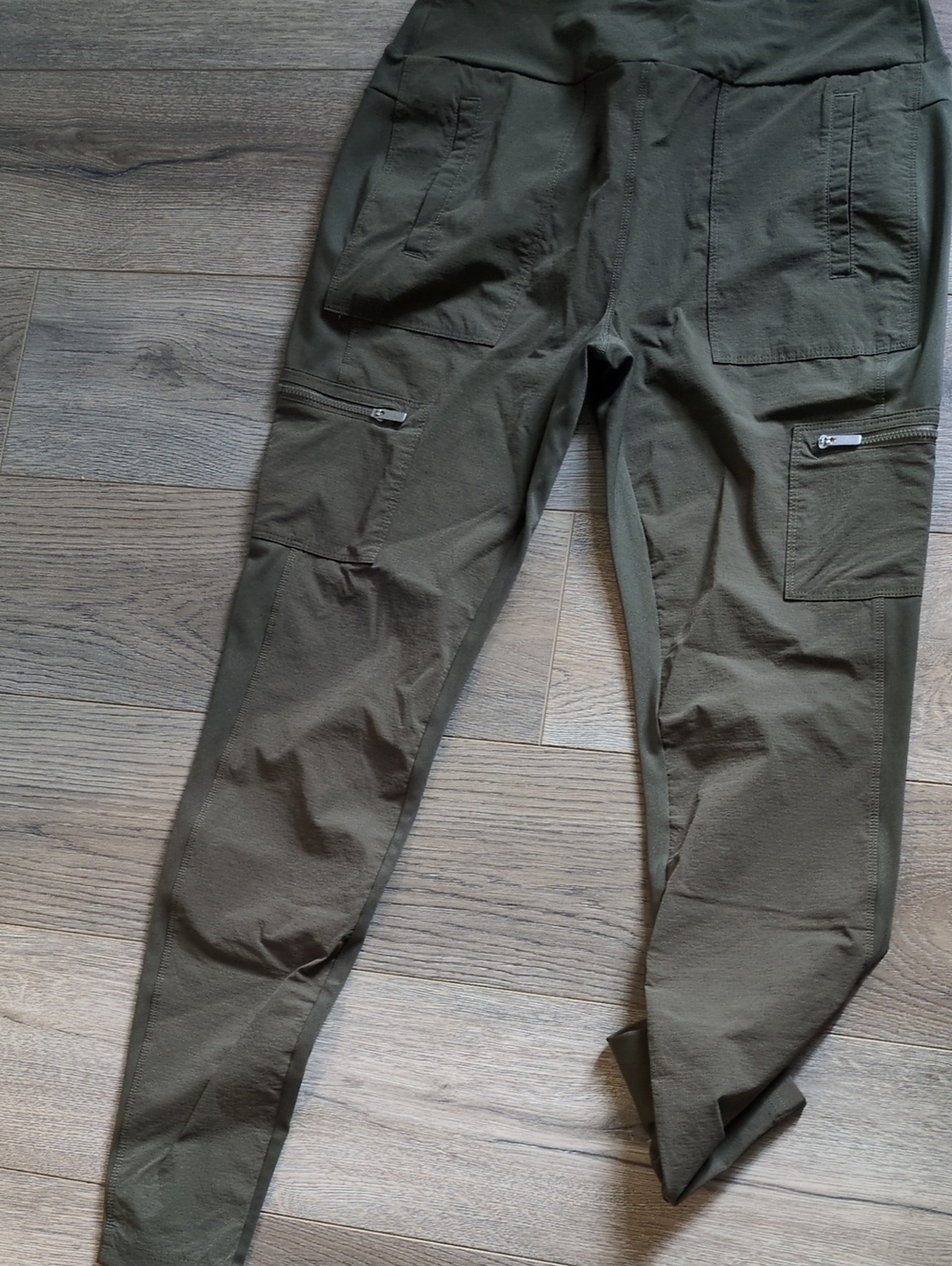 Athletic Works Olive Green Women's Cargo Jogger Pants